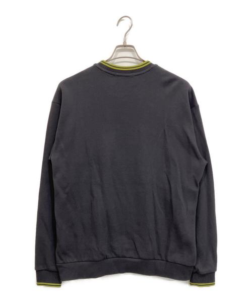 FRED PERRY（フレッドペリー）FRED PERRY (フレッドペリー) ロゴ ロングスリーブカットソー グレー サイズ:Lの古着・服飾アイテム