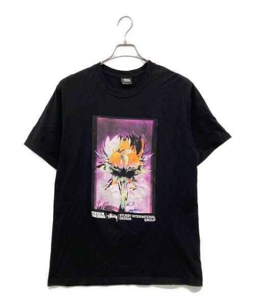 stussy（ステューシー）stussy (ステューシー) YOUNG ORGANIC TEE ブラック サイズ:Mの古着・服飾アイテム
