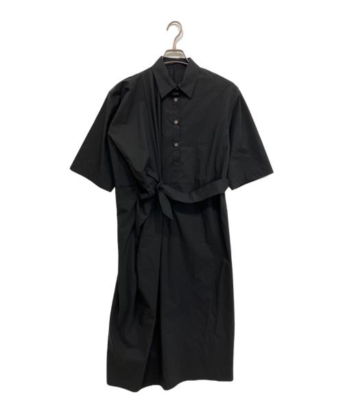 martinique（マルティニーク）martinique (マルティニーク) ライトタフタシャツワンピース ブラック サイズ:freeの古着・服飾アイテム