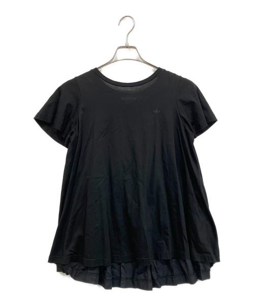Vivienne Westwood RED LABEL（ヴィヴィアンウエストウッドレッドレーベル）Vivienne Westwood RED LABEL (ヴィヴィアンウエストウッドレッドレーベル) オーブ刺繍TEE ブラック サイズ:2の古着・服飾アイテム