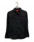 Vivienne Westwood RED LABEL（ヴィヴィアンウエストウッドレッドレーベル）の古着「オーブ刺繍長袖シャツ」｜ブラック
