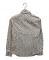 Vivienne Westwood RED LABEL (ヴィヴィアンウエストウッドレッドレーベル) オーブ刺繍総柄シャツ ベージュ×レッド サイズ:1：7000円