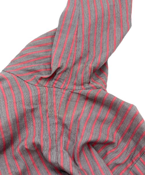 Vivienne Westwood RED LABEL（ヴィヴィアンウエストウッドレッドレーベル）Vivienne Westwood RED LABEL (ヴィヴィアンウエストウッドレッドレーベル) ストライプシャツ グレー×ピンク サイズ:2の古着・服飾アイテム
