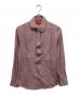 Vivienne Westwood RED LABEL（ヴィヴィアンウエストウッドレッドレーベル）の古着「ストライプシャツ」｜グレー×ピンク