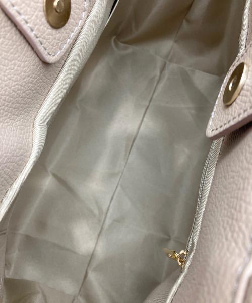 PRATO（プラト）PRATO (プラト) 2WAY ベルトトートバッグ ベージュの古着・服飾アイテム