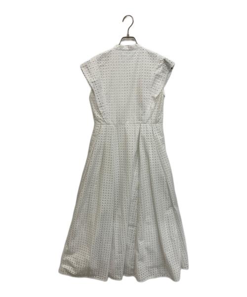 CELFORD（セルフォード）CELFORD (セルフォード) サーキュラーエンブロイダリーワンピース ホワイト サイズ:38の古着・服飾アイテム