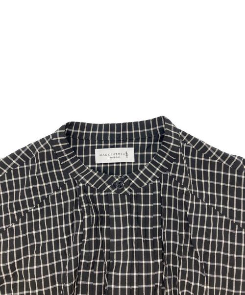 MACKINTOSH LONDON（マッキントッシュ ロンドン）MACKINTOSH LONDON (マッキントッシュ ロンドン) ノースリーブワンピース ブラック×ホワイト サイズ:Mの古着・服飾アイテム