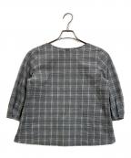 MACKINTOSH PHILOSOPHYマッキントッシュ フィロソフィー）の古着「タータンチェックサッカーブラウス」｜グレー