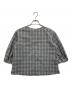 MACKINTOSH PHILOSOPHY (マッキントッシュ フィロソフィー) タータンチェックサッカーブラウス グレー サイズ:36：5000円