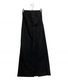 Noble（ノーブル）の古着「ベアトップマキシワンピース」｜ブラック