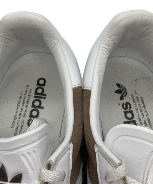 adidas（アディダス）adidas (アディダス) Gazelle 85 ベージュ×ホワイト サイズ:27の古着・服飾アイテム