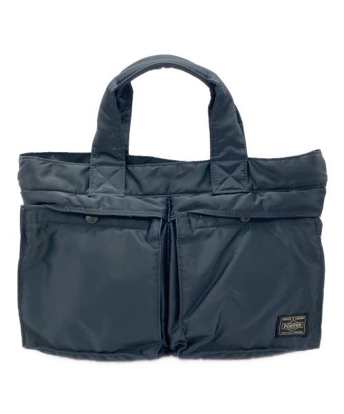 PORTER（ポーター）PORTER (ポーター) TANKER TOTE BAG ネイビーの古着・服飾アイテム