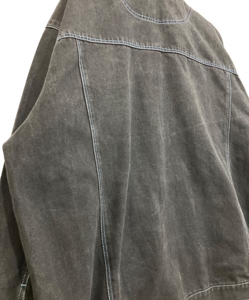 KNOCKOUT（ノックアウト）KNOCKOUT (ノックアウト) 古着デニムカバーオール ブラック サイズ:4XLの古着・服飾アイテム
