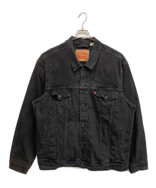 LEVI'S（リーバイス）LEVI'S (リーバイス) トラッカー デニムジャケット ブラック サイズ:2XLTの古着・服飾アイテム