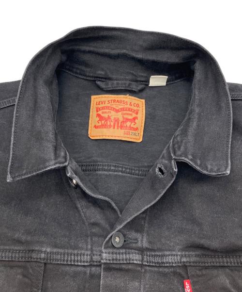 LEVI'S（リーバイス）LEVI'S (リーバイス) トラッカー デニムジャケット ブラック サイズ:2XLTの古着・服飾アイテム