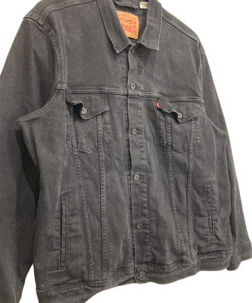 LEVI'S（リーバイス）LEVI'S (リーバイス) トラッカー デニムジャケット ブラック サイズ:2XLTの古着・服飾アイテム