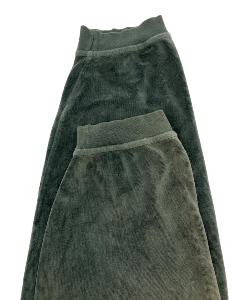 ARMANI JEANS（アルマーニジーンズ）ARMANI JEANS (アルマーニジーンズ) 90Sベロアポロシャツ グリーン サイズ:Lの古着・服飾アイテム