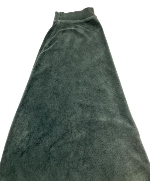 ARMANI JEANS（アルマーニジーンズ）ARMANI JEANS (アルマーニジーンズ) 90Sベロアポロシャツ グリーン サイズ:Lの古着・服飾アイテム