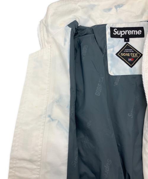 SUPREME（シュプリーム）SUPREME (シュプリーム) 18AW GORE-TEX Court Jacket ホワイト×レッド サイズ:Sの古着・服飾アイテム