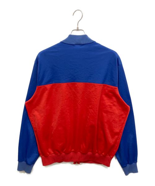 adidas（アディダス）adidas (アディダス) 80Sトラックジャケット レッド×ブルー サイズ:XLの古着・服飾アイテム