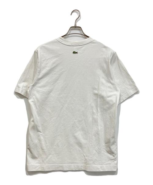 LACOSTE（ラコステ）LACOSTE (ラコステ) ワッペンTEE ホワイト サイズ:Mの古着・服飾アイテム