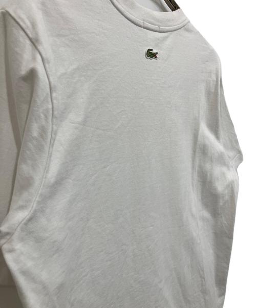 LACOSTE（ラコステ）LACOSTE (ラコステ) ワッペンTEE ホワイト サイズ:Mの古着・服飾アイテム