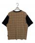 COACH (コーチ) シグネチャーポケットTシャツ ブラウン×ブラック サイズ:L：6000円