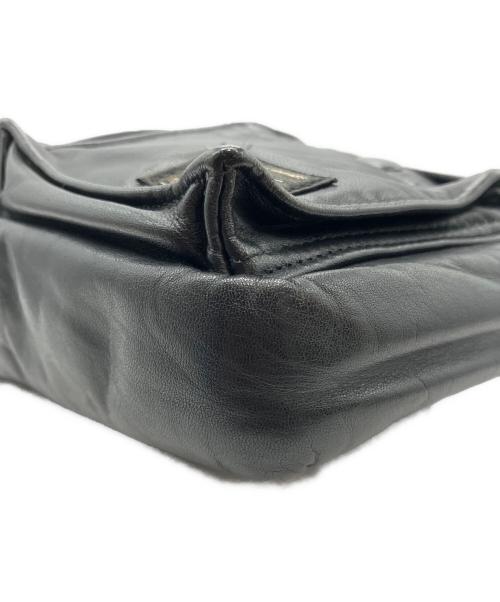 PORTER（ポーター）PORTER (ポーター) TANKER LEATHER  SHOULDER BAG ショルダーバッグ ブラックの古着・服飾アイテム