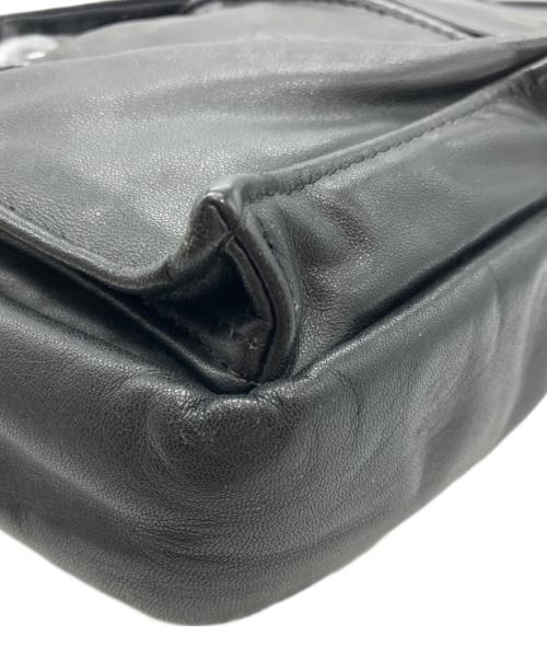 PORTER（ポーター）PORTER (ポーター) TANKER LEATHER  SHOULDER BAG ショルダーバッグ ブラックの古着・服飾アイテム