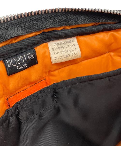 PORTER（ポーター）PORTER (ポーター) TANKER LEATHER  SHOULDER BAG ショルダーバッグ ブラックの古着・服飾アイテム