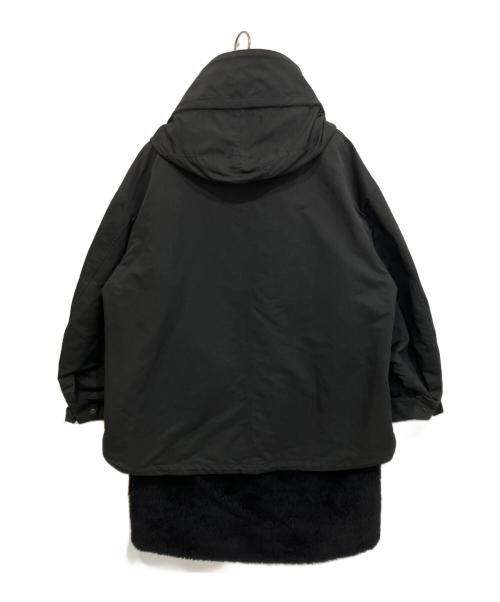 THE RERACS（ザ リラクス）THE RERACS (ザ リラクス) RERACS PE/NY HIGH DENSITY PEACH THE MODS COAT WITH LINER モッズコート ブラック サイズ:48の古着・服飾アイテム
