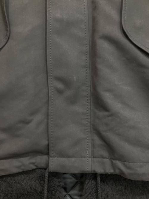 THE RERACS（ザ リラクス）THE RERACS (ザ リラクス) RERACS PE/NY HIGH DENSITY PEACH THE MODS COAT WITH LINER モッズコート ブラック サイズ:48の古着・服飾アイテム