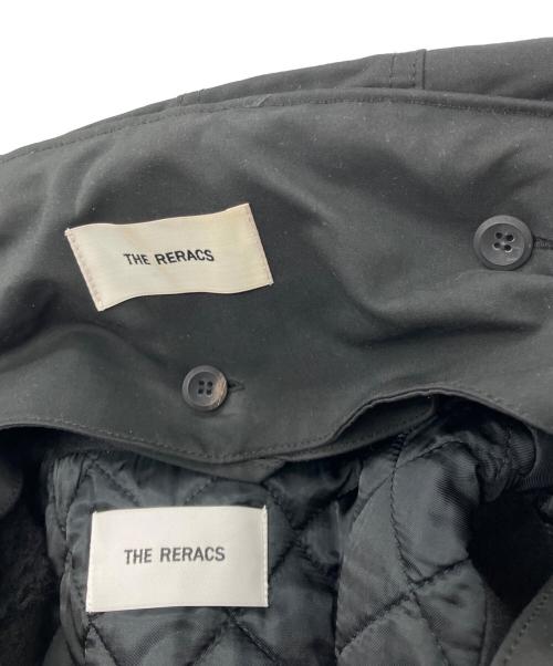 THE RERACS（ザ リラクス）THE RERACS (ザ リラクス) RERACS PE/NY HIGH DENSITY PEACH THE MODS COAT WITH LINER モッズコート ブラック サイズ:48の古着・服飾アイテム