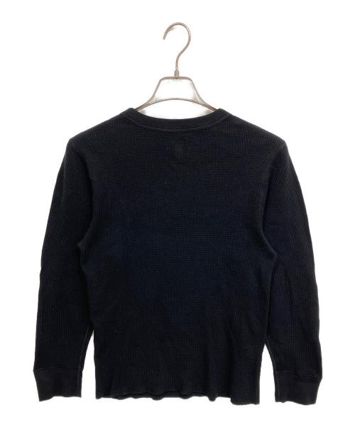 SUPREME（シュプリーム）SUPREME (シュプリーム) Hanes (ヘインズ) 21AW Bones Thermal Crew ロングスリーブカットソー ブラック サイズ:Mの古着・服飾アイテム