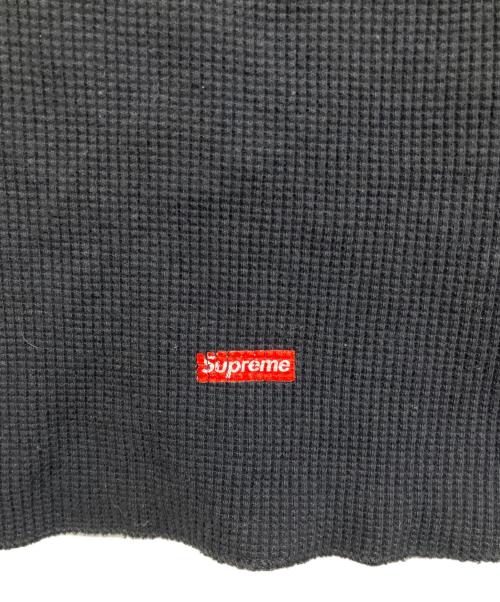SUPREME（シュプリーム）SUPREME (シュプリーム) Hanes (ヘインズ) 21AW Bones Thermal Crew ロングスリーブカットソー ブラック サイズ:Mの古着・服飾アイテム