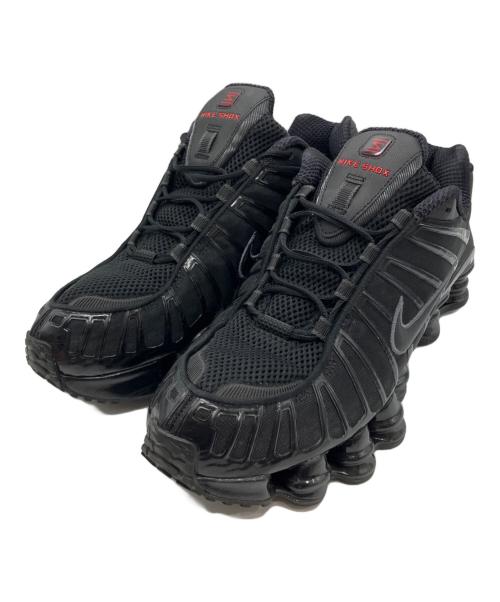 NIKE（ナイキ）NIKE (ナイキ) SHOX TL BLACK/BLACK-MTLC HEMATITE-MAX ORANGE ローカットスニーカー ブラック サイズ:27.5の古着・服飾アイテム