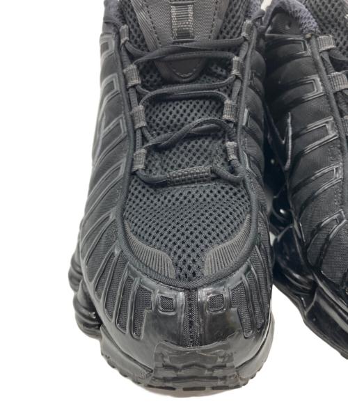 NIKE（ナイキ）NIKE (ナイキ) SHOX TL BLACK/BLACK-MTLC HEMATITE-MAX ORANGE ローカットスニーカー ブラック サイズ:27.5の古着・服飾アイテム