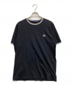 FRED PERRYフレッドペリー）の古着「Twin Tipped T-Shirt」｜ブラック