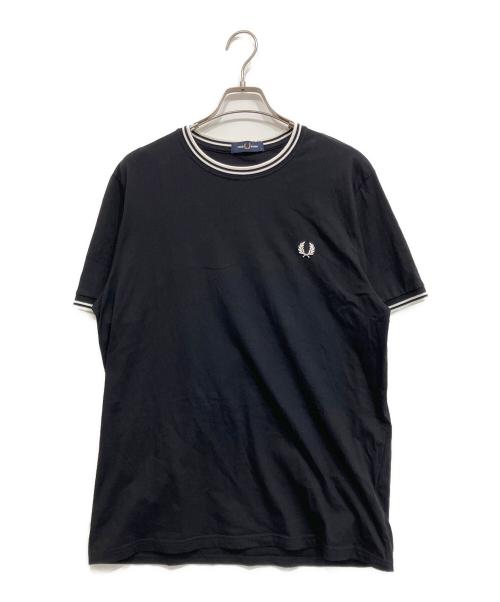 FRED PERRY（フレッドペリー）FRED PERRY (フレッドペリー) Twin Tipped T-Shirt ブラック サイズ:Lの古着・服飾アイテム