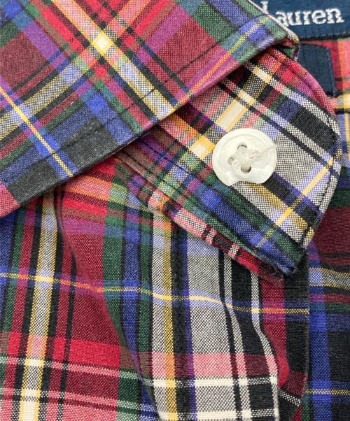POLO RALPH LAUREN（ポロ・ラルフローレン）POLO RALPH LAUREN (ポロ・ラルフローレン) 90S REGENT CLASSIC FIT チェックシャツ レッド×ブルー サイズ:XXLの古着・服飾アイテム