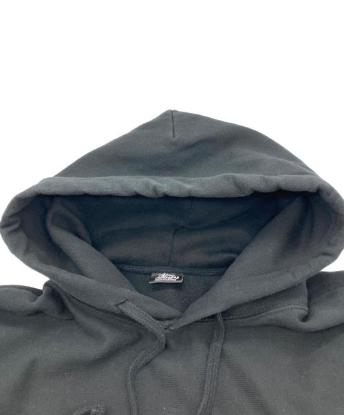 stussy（ステューシー）stussy (ステューシー) バックロゴプルオーバーパーカー ブラック サイズ:XLの古着・服飾アイテム