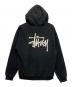 stussy (ステューシー) バックロゴプルオーバーパーカー ブラック サイズ:XL：10000円