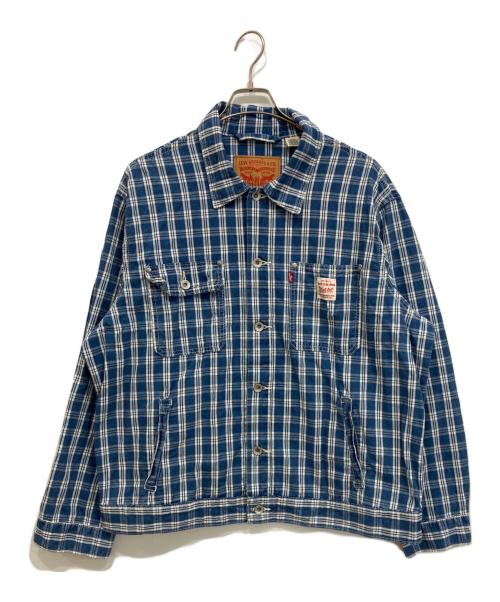 LEVI'S（リーバイス）LEVI'S (リーバイス) WORKWEAR SUNRISE トラッカージャケット ブルー サイズ:Lの古着・服飾アイテム