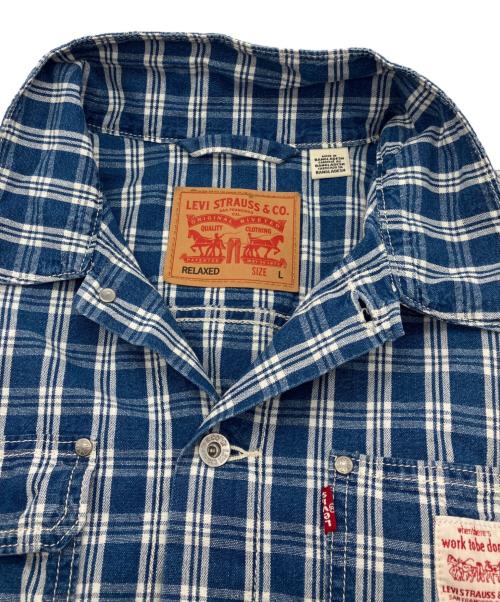 LEVI'S（リーバイス）LEVI'S (リーバイス) WORKWEAR SUNRISE トラッカージャケット ブルー サイズ:Lの古着・服飾アイテム
