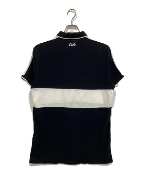 POLO RALPH LAUREN（ポロ・ラルフローレン）POLO RALPH LAUREN (ポロ・ラルフローレン) ポロシャツ ホワイト×ブラック サイズ:Mの古着・服飾アイテム
