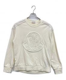 MONCLER（モンクレール）の古着「23AW ロゴ スウェット」｜アイボリー