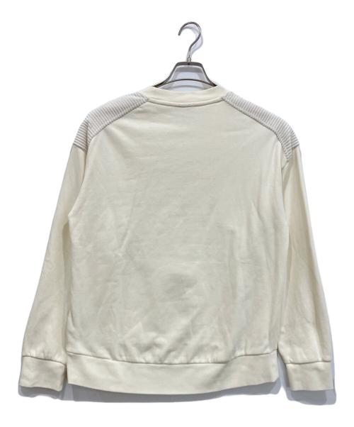 MONCLER（モンクレール）MONCLER (モンクレール) 23AW ロゴ スウェット アイボリー サイズ:XSの古着・服飾アイテム