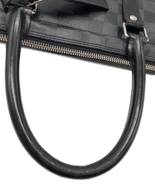 LOUIS VUITTON（ルイ ヴィトン）LOUIS VUITTON (ルイ ヴィトン) ポルトドキュマン ヴォワヤージュ ブリーフケース ブラックの古着・服飾アイテム