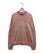 DIESELディーゼル）の古着「F-REGGY ロゴスウェット」｜ピンク