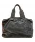 DIESEL（ディーゼル）の古着「クラック加工2WAY ボストンバッグ Y2K」｜グレー